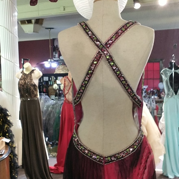 Argoli evening gown multi color - Picture 5 of 9